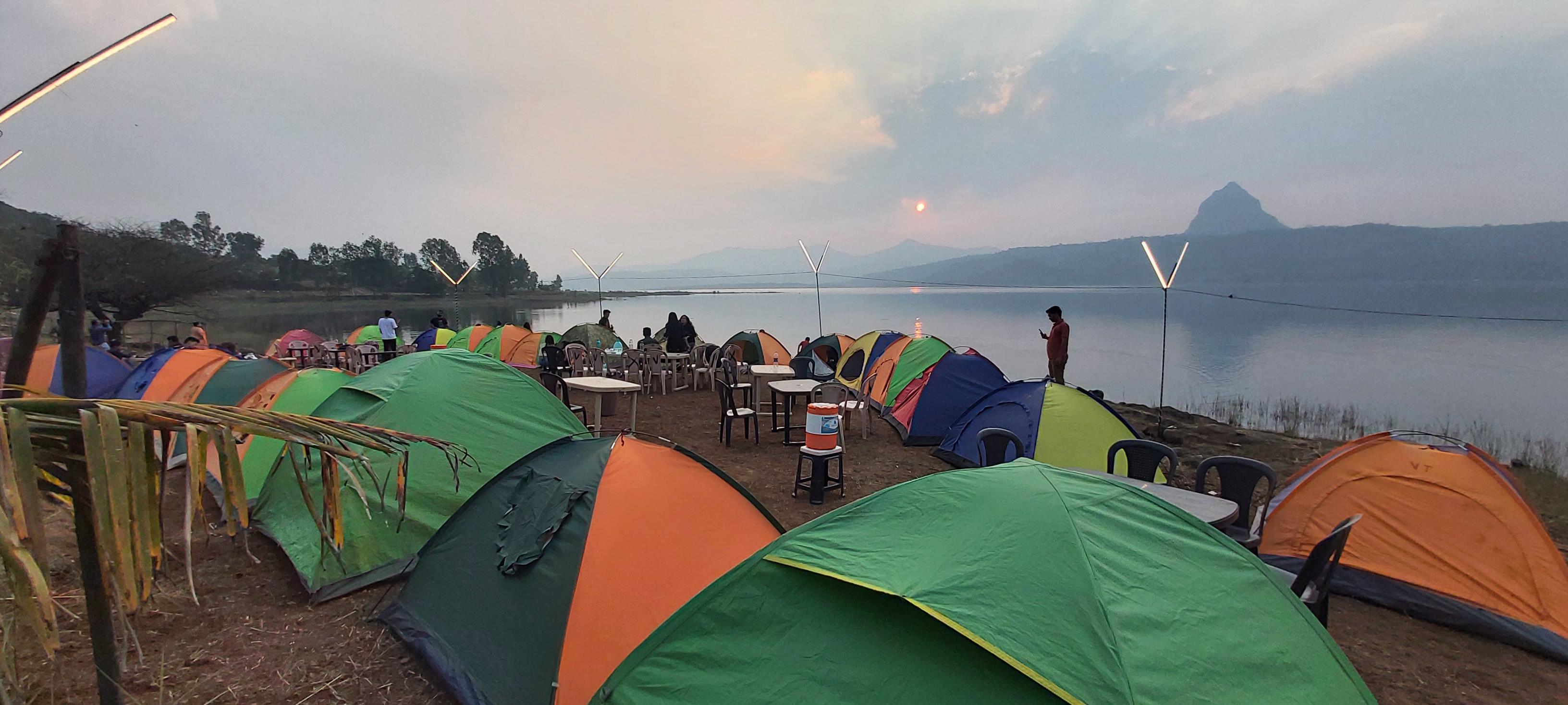 Pawna lake camping with boating 